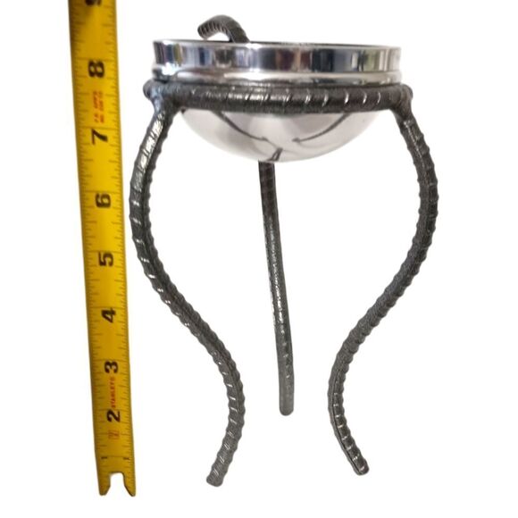 Inspired Generations Benzy Bowl With Stand Spoon Metal Witchy Goth Whimsigoth. - Picture 2 of 16